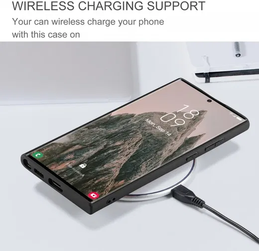 CaseMe Samsung Galaxy S24 Ultra Hoes Magnetische Kaarthouder Zwart afbeelding 6