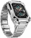 SUPCASE UB - Stalen Apple Watch 45MM / 44MM Case met Schakelband - Zilver afbeelding 2