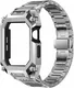 SUPCASE UB - Stalen Apple Watch 45MM / 44MM Case met Schakelband - Zilver afbeelding 3