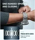 SUPCASE UB - Stalen Apple Watch 45MM / 44MM Case met Schakelband - Zilver afbeelding 7