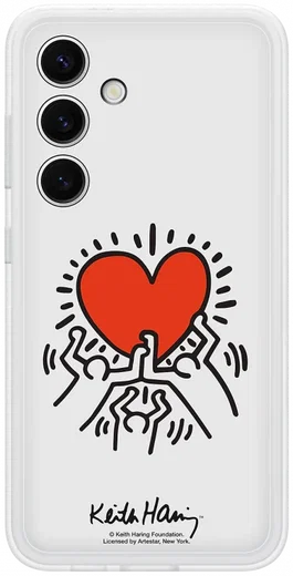 Origineel Samsung Galaxy S24 Hoesje FlipSuit Case Keith Haring Kaart afbeelding 1