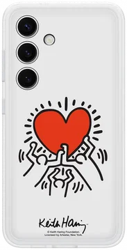 Origineel Samsung Galaxy S24 Hoesje FlipSuit Case Keith Haring Kaart