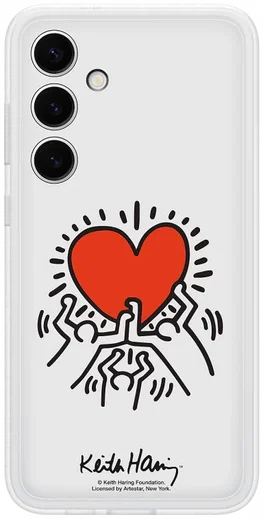 Origineel Samsung Galaxy S24 Plus Hoesje FlipSuit Case Keith Haring afbeelding 1