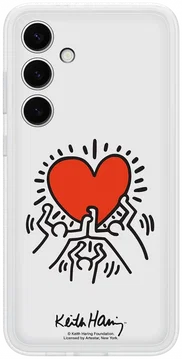 Origineel Samsung Galaxy S24 Plus Hoesje FlipSuit Case Keith Haring