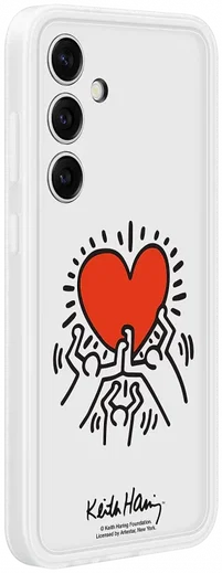 Origineel Samsung Galaxy S24 Plus Hoesje FlipSuit Case Keith Haring afbeelding 2