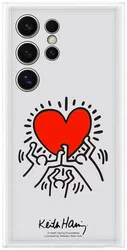 Origineel Samsung Galaxy S24 Ultra Hoesje FlipSuit Case Keith Haring afbeelding
