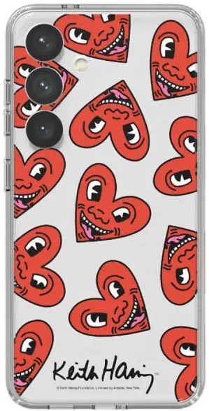 Origineel Samsung Galaxy S24 FlipSuit Plaatje Keith Haring Heart afbeelding 1