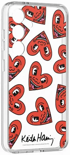 Origineel Samsung Galaxy S24 FlipSuit Plaatje Keith Haring Heart afbeelding 3