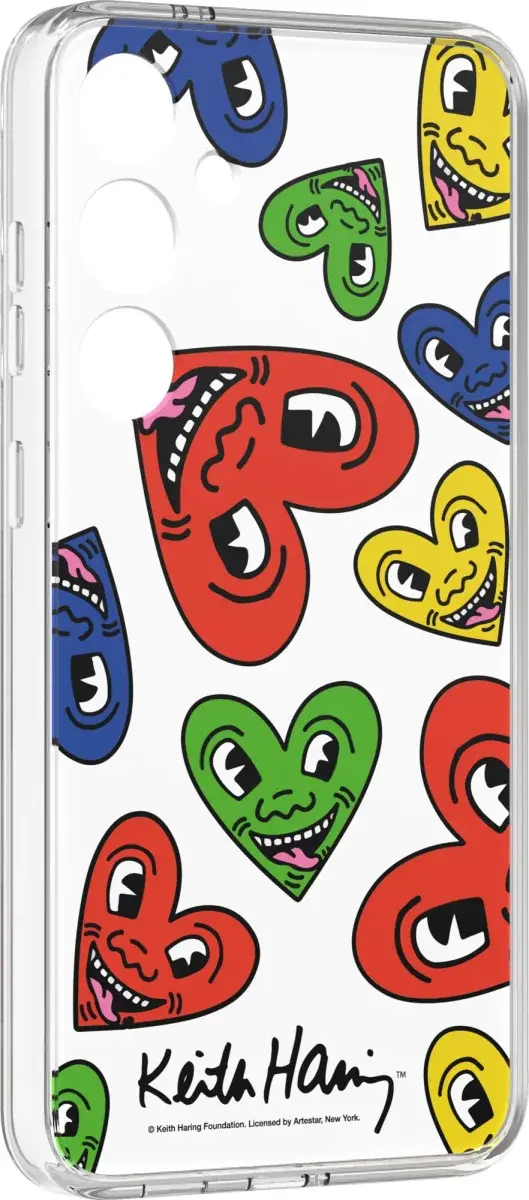 Origineel Samsung Galaxy S24 Plus FlipSuit Plaatje Keith Haring Heart afbeelding 3