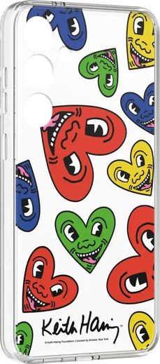 Origineel Samsung Galaxy S24 Plus FlipSuit Plaatje Keith Haring Heart afbeelding 3