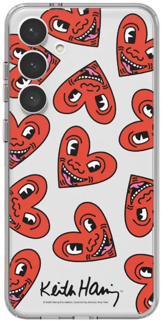 Origineel Samsung Galaxy S24 Ultra FlipSuit Plaatje Keith Haring Heart afbeelding 1