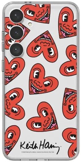 Origineel Samsung Galaxy S24 Ultra FlipSuit Plaatje Keith Haring Heart afbeelding 1