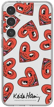 Origineel Samsung Galaxy S24 Ultra FlipSuit Plaatje Keith Haring Heart