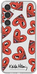 Origineel Samsung Galaxy S24 Ultra FlipSuit Plaatje Keith Haring Heart afbeelding