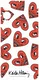 Origineel Samsung Galaxy S24 Ultra FlipSuit Plaatje Keith Haring Heart afbeelding 2