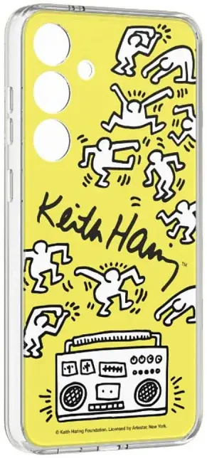 Origineel Samsung Galaxy S24 Plus FlipSuit Plaatje Keith Haring Dance afbeelding 3