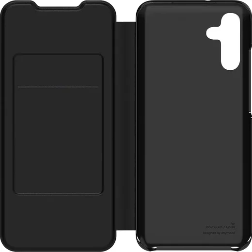 Origineel Samsung Galaxy A15 Hoesje Wallet Flip Case Zwart afbeelding 4