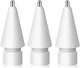 Replacement Metalen Precisie Tips voor Apple Pencil 1 / 2 Wit (3-Pack) afbeelding 1
