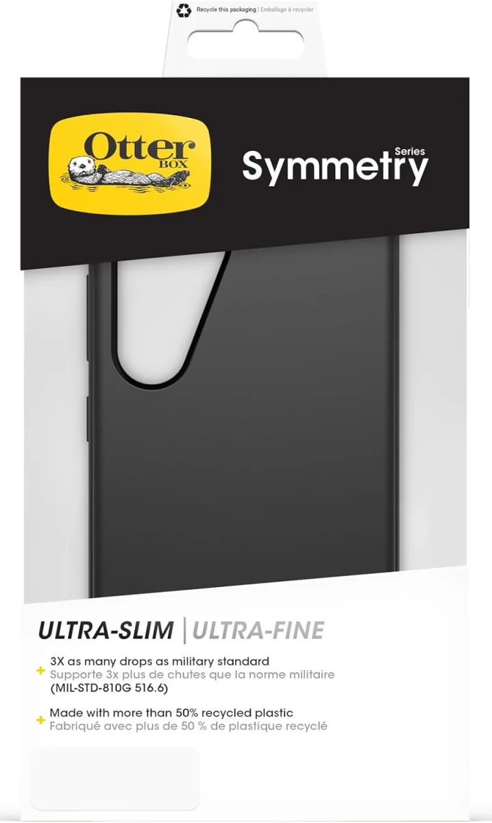 OtterBox Symmetry Samsung Galaxy S24 Hoesje Back Cover Zwart afbeelding 5