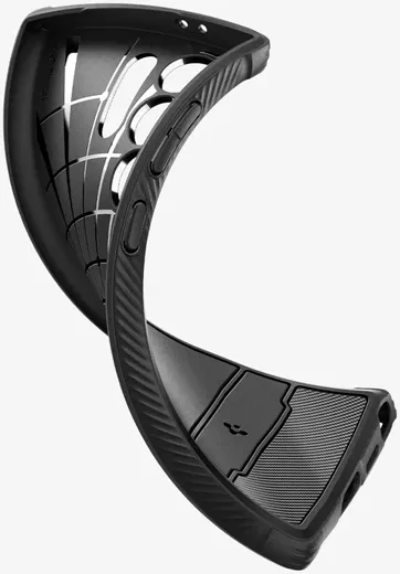 Spigen Rugged Armor Samsung Galaxy S24 Ultra Hoesje Back Cover Zwart afbeelding 5