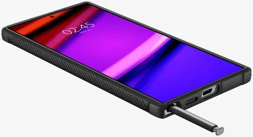 Spigen Rugged Armor Samsung Galaxy S24 Ultra Hoesje Back Cover Zwart afbeelding 8