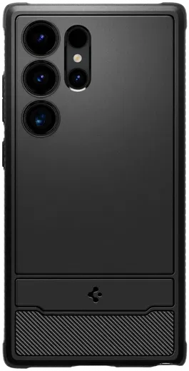 Spigen Rugged Armor Samsung Galaxy S24 Ultra Hoesje Back Cover Zwart afbeelding 2