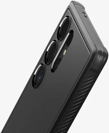 Spigen Rugged Armor Samsung Galaxy S24 Ultra Hoesje Back Cover Zwart afbeelding 3