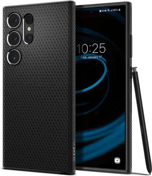 Spigen Liquid Air Samsung Galaxy S24 Ultra Hoesje Back Cover Zwart