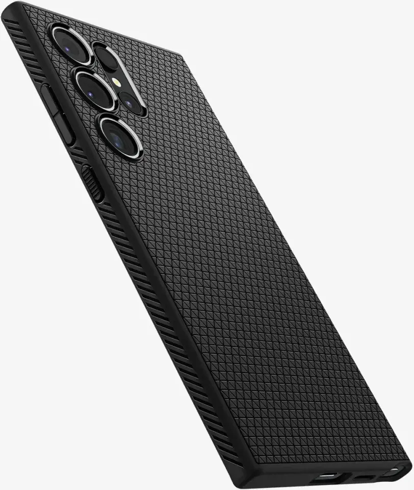 Spigen Liquid Air Samsung Galaxy S24 Ultra Hoesje Back Cover Zwart afbeelding 5