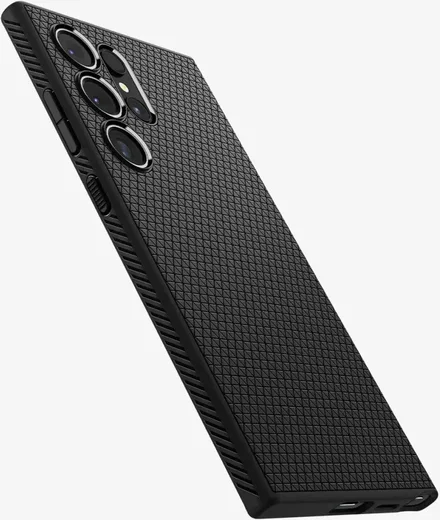 Spigen Liquid Air Samsung Galaxy S24 Ultra Hoesje Back Cover Zwart afbeelding 5