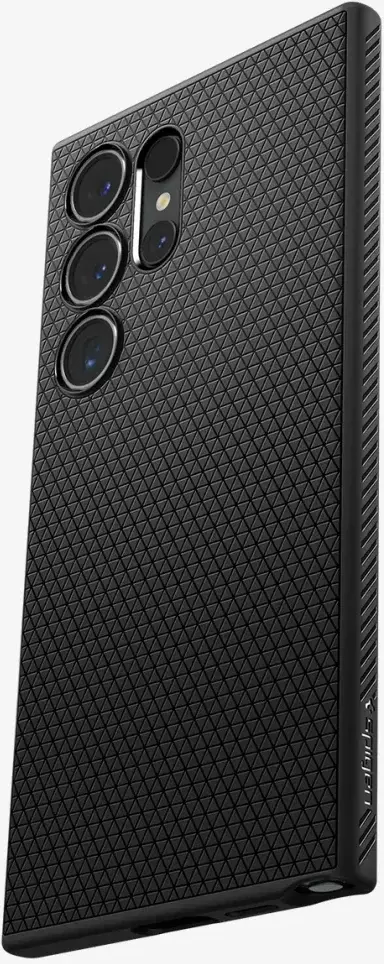 Spigen Liquid Air Samsung Galaxy S24 Ultra Hoesje Back Cover Zwart afbeelding 6
