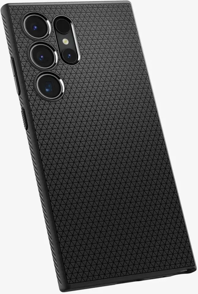 Spigen Liquid Air Samsung Galaxy S24 Ultra Hoesje Back Cover Zwart afbeelding 10