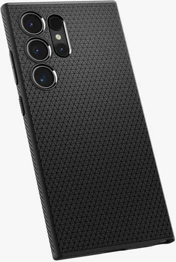 Spigen Liquid Air Samsung Galaxy S24 Ultra Hoesje Back Cover Zwart afbeelding 10