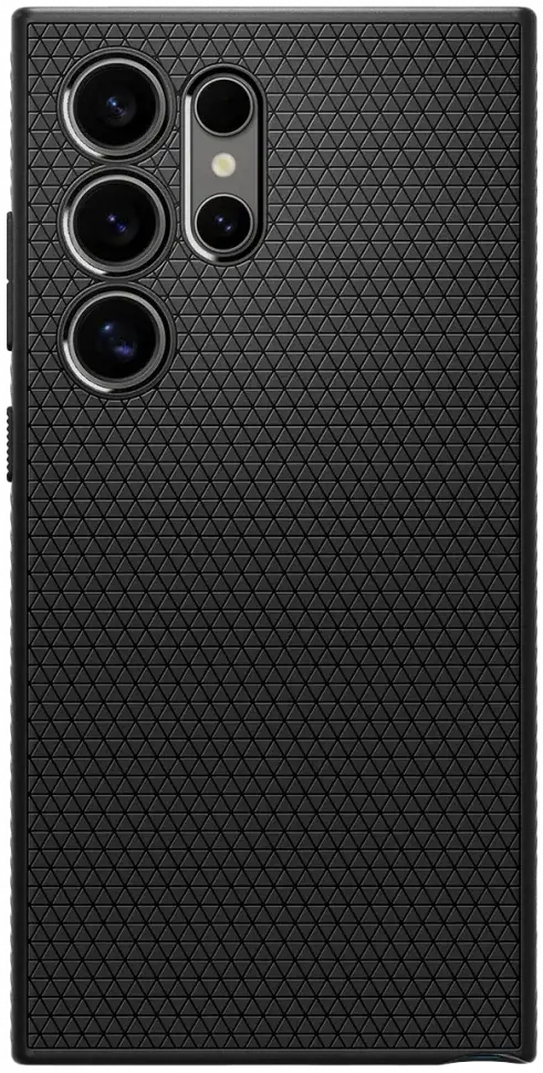 Spigen Liquid Air Samsung Galaxy S24 Ultra Hoesje Back Cover Zwart afbeelding 2