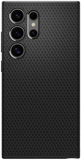Spigen Liquid Air Samsung Galaxy S24 Ultra Hoesje Back Cover Zwart afbeelding 2