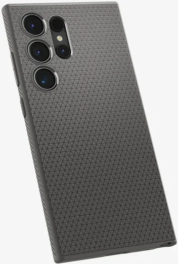 Spigen Liquid Air Samsung Galaxy S24 Ultra Hoesje Back Cover Grijs afbeelding 7