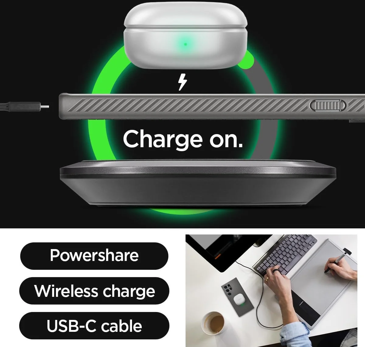 Spigen Liquid Air Samsung Galaxy S24 Ultra Hoesje Back Cover Grijs afbeelding 17