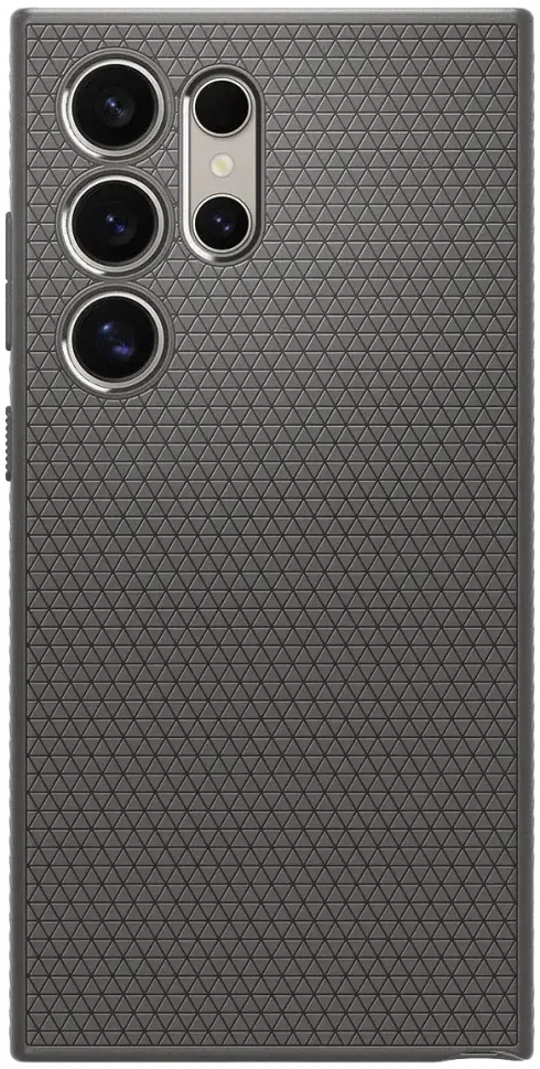 Spigen Liquid Air Samsung Galaxy S24 Ultra Hoesje Back Cover Grijs afbeelding 2