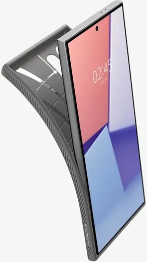 Spigen Liquid Air Samsung Galaxy S24 Ultra Hoesje Back Cover Grijs afbeelding 3