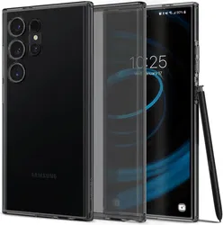 Spigen Liquid Crystal Samsung S24 Ultra Hoesje Back Cover Zwart afbeelding