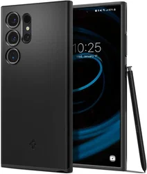 Spigen Thin Fit Samsung Galaxy S24 Ultra Hoesje Back Cover Zwart afbeelding