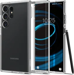 Spigen Ultra Hybrid Samsung S24 Ultra Hoesje Back Cover Transparant afbeelding