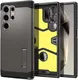 Spigen Tough Armor Samsung Galaxy S24 Ultra Hoesje Back Cover Gunmetal
