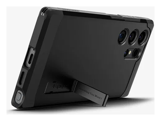 Spigen Tough Armor Samsung Galaxy S24 Ultra Hoesje Back Cover Zwart afbeelding 9