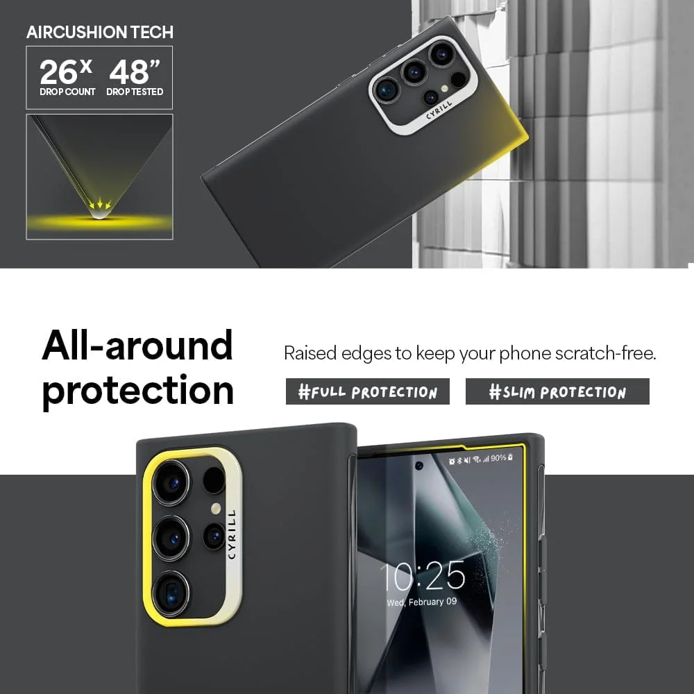 Spigen Cyrill Ultra Color Samsung Galaxy S24 Ultra Hoesje Zwart afbeelding 4