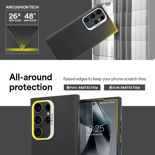 Spigen Cyrill Ultra Color Samsung Galaxy S24 Ultra Hoesje Zwart afbeelding 4