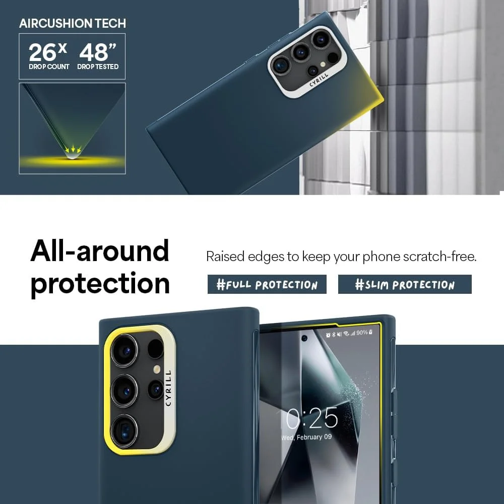 Spigen Cyrill Ultra Color Samsung Galaxy S24 Ultra Hoesje Blauw afbeelding 5