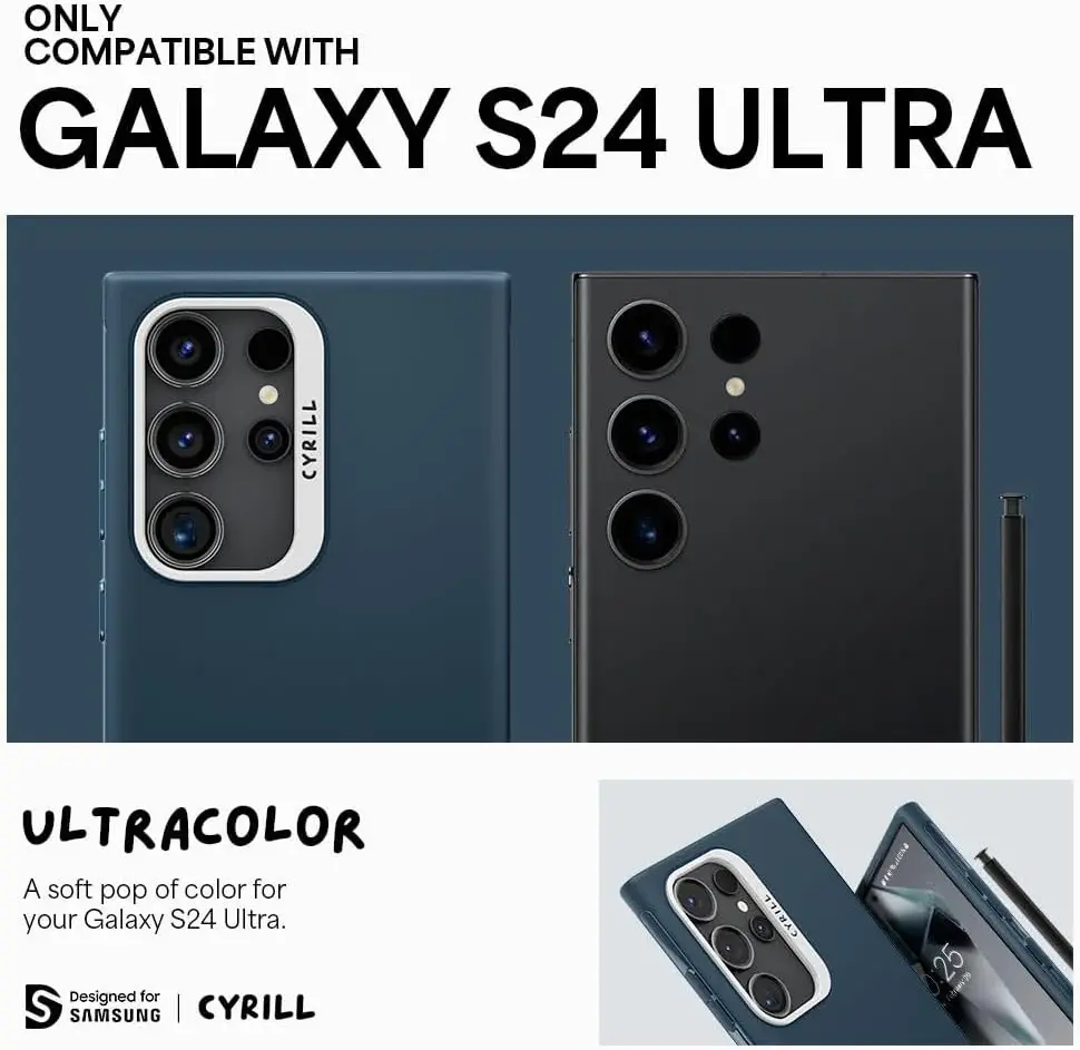 Spigen Cyrill Ultra Color Samsung Galaxy S24 Ultra Hoesje Blauw afbeelding 7