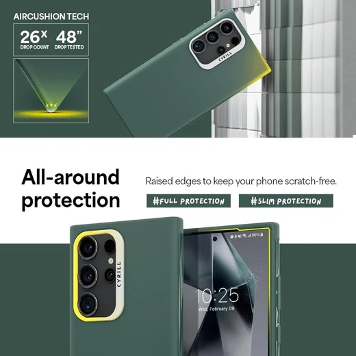 Spigen Cyrill Ultra Color Samsung Galaxy S24 Ultra Hoesje Groen afbeelding 5