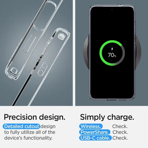 Spigen Liquid Crystal Samsung S24 Plus Hoesje Back Cover Transparant afbeelding 4